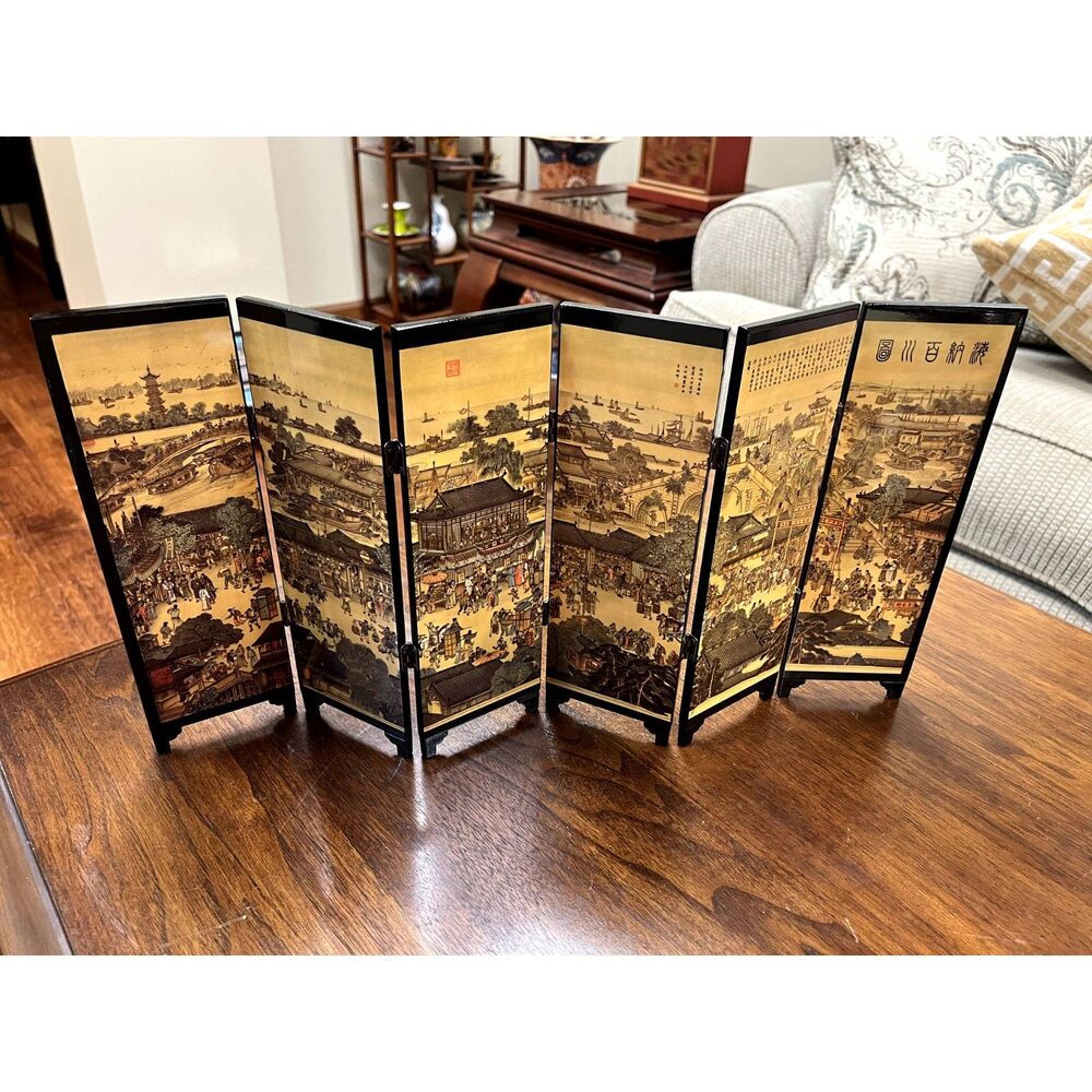 A Home Decor, Mini Room Divider, Decorative Lacquerware,Traditional Lacquer-Tech